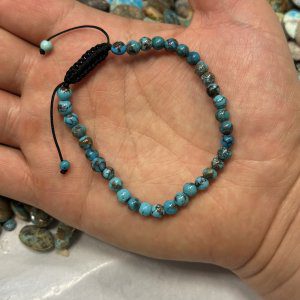 دستبند تمام فیروزه(توپی)کد24