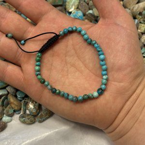 دستبند تمام فیروزه(توپی)کد14