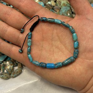 دستبند تمام فیروزه(دونه خرمایی)کد13