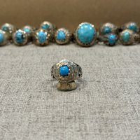 انگشتر فیروزه مردانه (کد36)