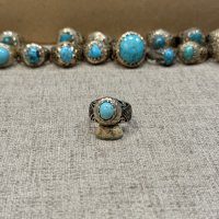 انگشتر فیروزه مردانه (کد38)